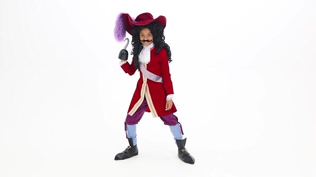 Capture the charm and mischief of Peter Pan's infamous foe with our exclusive Deluxe Disney Captain Hook Costume for Boys! It is perfect for adventures on the high seas or Halloween fun!