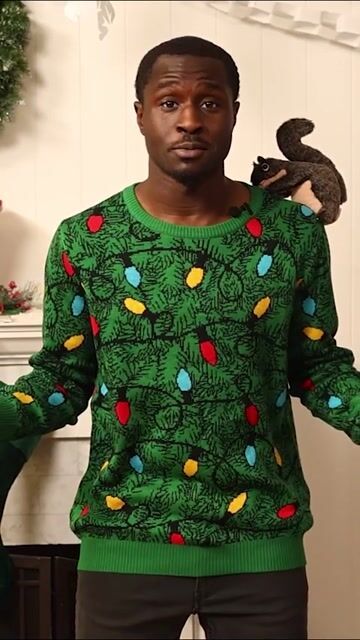 Celebrate the holidays this year, with a twist! Get our exclusive 3D Squirrel in the Christmas Tree Adult Unisex Ugly Sweater for a sweater that combines quirky charm and cozy vibes for the ultimate festive look!