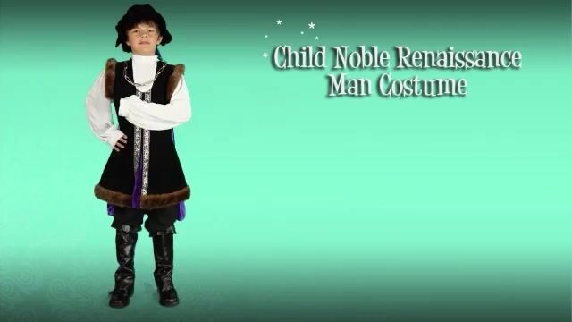 Let your child channel his inner Shakespeare with this Child Noble Man Costume. He'll be able to recite poetry and woo a fair maiden. They might even become study buddies!