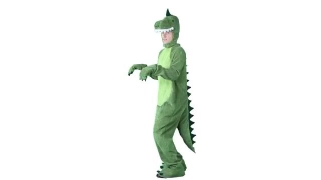 This Adult T-Rex Costume is a softer and gentler version of the ferocious dinosaur, so you'll be more inclined to cuddle than carnivore it up. Go with this fun look for a prehistoric good time!