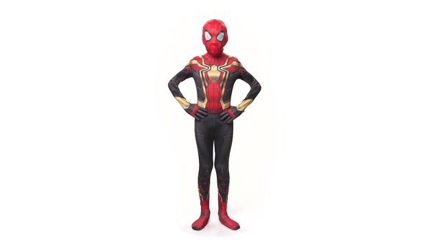 JWC3154 Spiderman Integrated Suit 360 Rotation