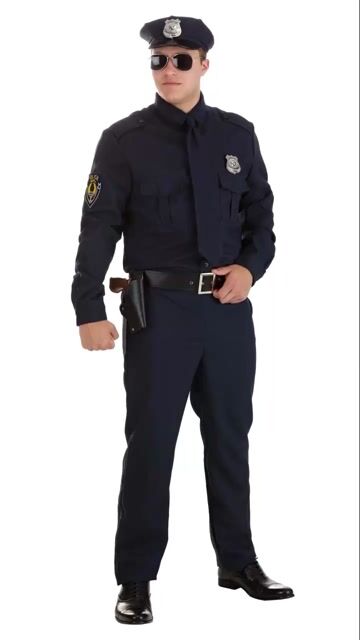 FUN0325AD Ai Men's Cop Costume