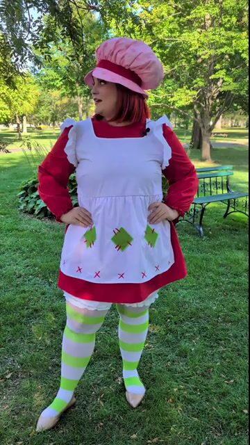 Sweeten up your next costume party with our exclusive Women's Plus Size Classic Strawberry Shortcake Costume! This nostalgic outfit brings the beloved 80s character to life with its vibrant red dress and iconic bonnet.
