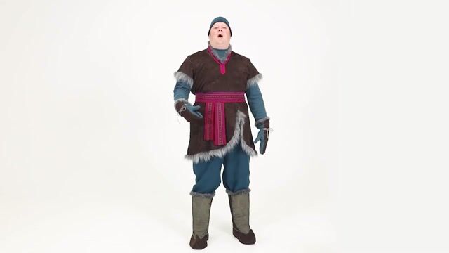 FUN4833PL_Men's Plus Size Authentic Disney Frozen Kristoff Costume