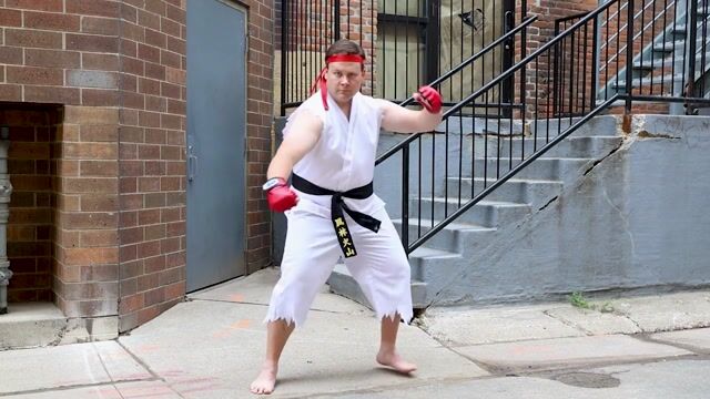 FUN2707PL Plus Size Street Fighter Ryu Costume