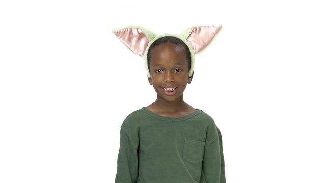 JWC1184 Grogu Headband Youth 360 Action Rotation