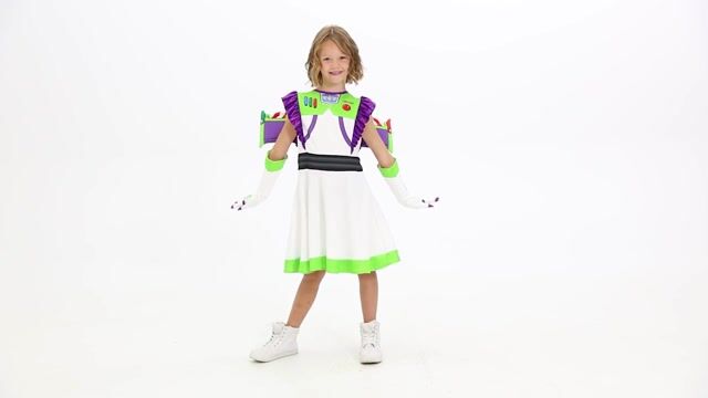 FUN95718CH Kid's Pixar Toy Story Buzz Lightyear Costume Dress