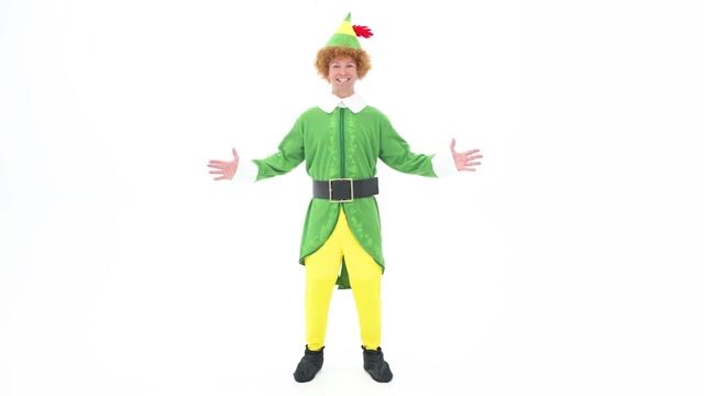 JLJLF1056AD Men's Buddy the Elf Costume