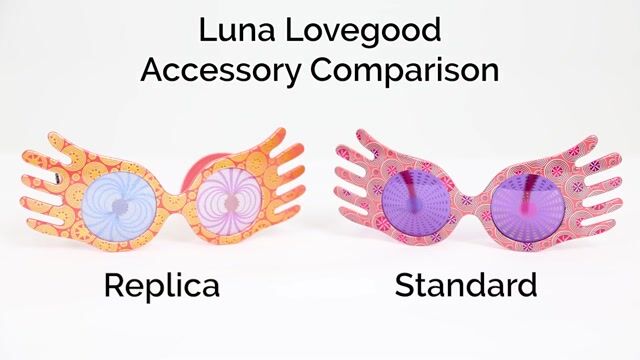 Complete your cosplay look with these amazing Harry Potter Luna Lovegood Replica Costume Spectre Specs! They are the perfect addition to your ensemble or for collectors of wizarding wonders!