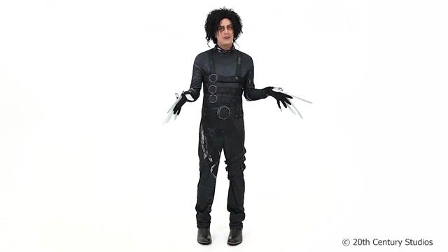 FUN2854AD Edward Scissorhands Costume for Men