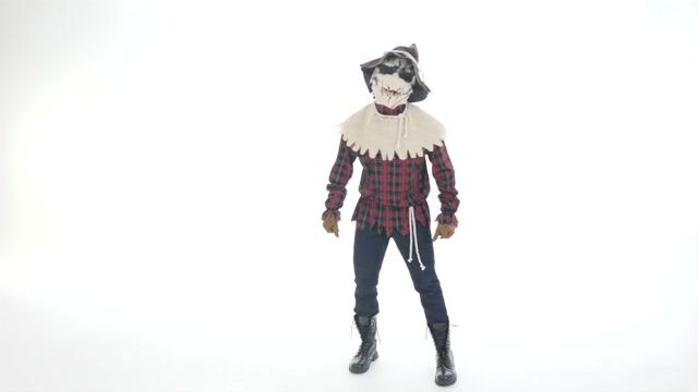 This Adult Sadistic Scarecrow Costume might not scare crows, but it definitely WILL scare humans!