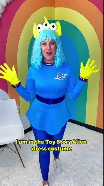 Embark on an intergalactic adventure with our exclusive Women's Disney and Pixar Toy Story Alien Costume Dress. The dress features the iconic green color, cute three-eyed design, and playful details that bring the beloved character to life.