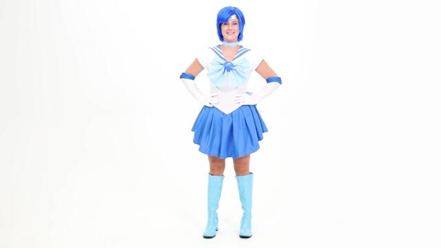 FUN6291AD Sailor Moon Sailor Mercury Costume for Women
