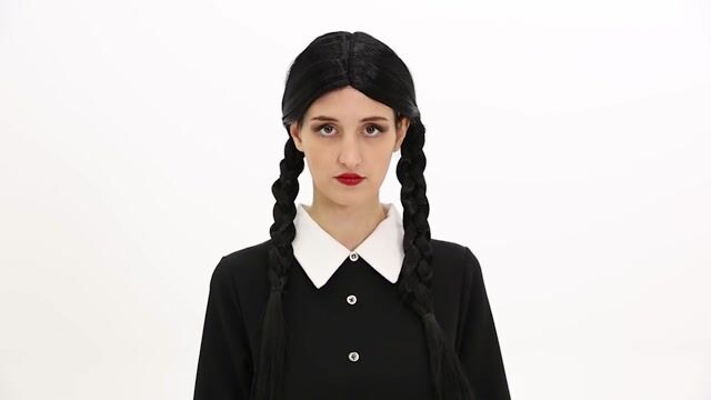 FUN96100AD Adult 1960s Wednesday Addams Costume
