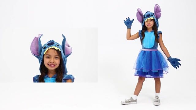 FUN4776CH Kid's Disney Stitch Costume Dress