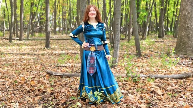 FUN4772AD Premium Disney Merida Costume Dress for Women
