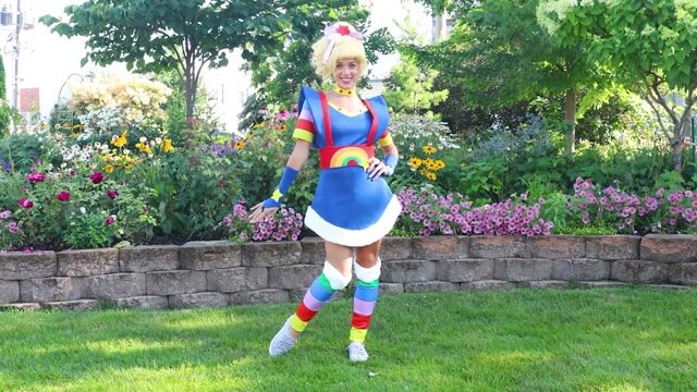 FUN6977AD Women's Rainbow Brite Costume