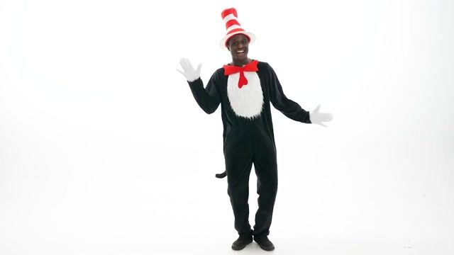Step into the whimsical world of Dr. Seuss with this Adult Cat in the Hat Costume! Whether for a party or a playful reading event, this iconic look is sure to spread fun and mischief.
Bring the beloved storybook character to life with this Adult Cat in the Hat Costume! Complete with the signature striped hat, this outfit is perfect for Seussian adventures.