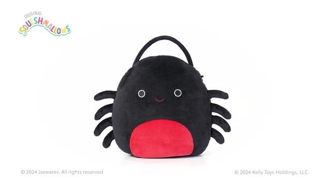 JWC1315 Bella the Spider Squish Pail 360 Action Rotation