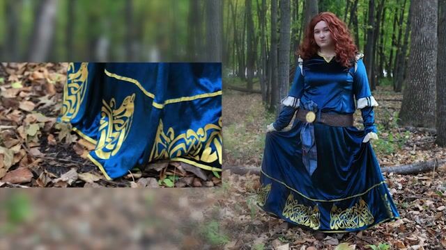 FUN4772PL Plus Size Premium Disney Merida