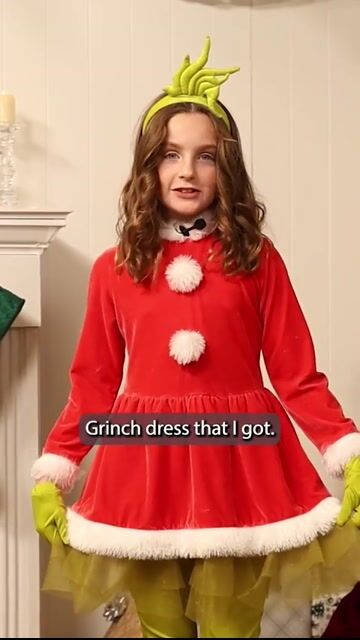 Bring the mischievous spirit of the Grinch to life with our Dr. Seuss Girl's The Grinch Costume Dress! Perfect for holiday fun, this adorable outfit will have your little one looking just like Cindy Lou Who as she gets into the Christmas spirit with a Grinchy twist!