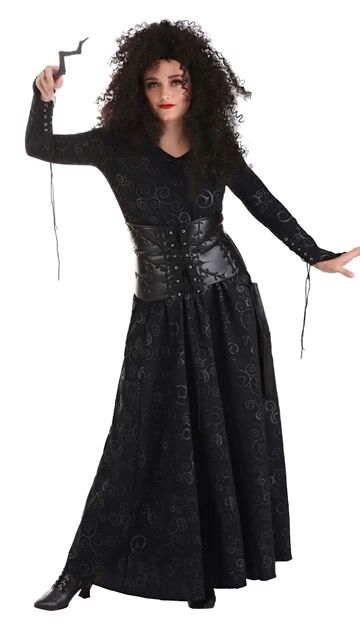 FUN1449AD Ai Women's Deluxe Harry Potter Bellatrix Costume