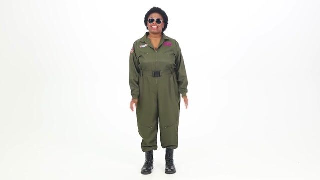 FUN93864PL_Top Gun Women's Flight Suit