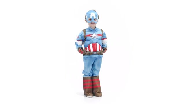 JWC0680 Captain America QLX Toddler 360 Action Rotation