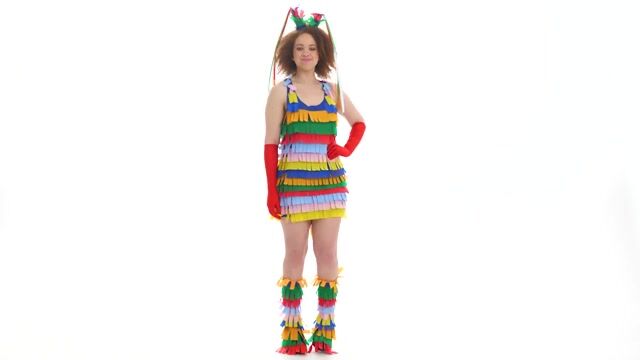 This Sexy Pinata Costume is ready for any fiesta! Wear it to celebrate Cinco de Mayo or as a fun look for Halloween.
