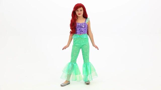 FUN4885CH Girl's Disney The Little Mermaid Ariel Costume Outfit