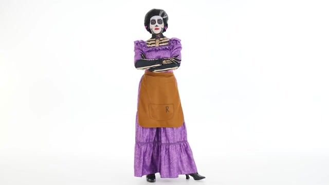 Dress in the Coco Women's Mama Imelda Costume and save Miguel and Hector this Halloween! Celebrate the Day of The Dead in the Coco Women's Mama Imelda Costume!