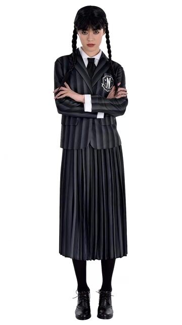 AM8410611 Ai Women's Wednesday Nevermore Costume