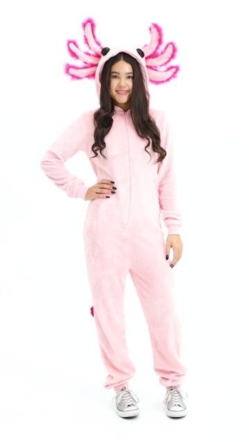 FUN4141AD Adult Axolotl Costume Onesie