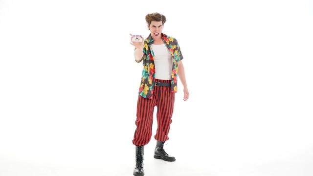 No everyone has what it takes to be a pet detective! Do you? With this Ace Ventura Costume with Wig you'll at least look the part.