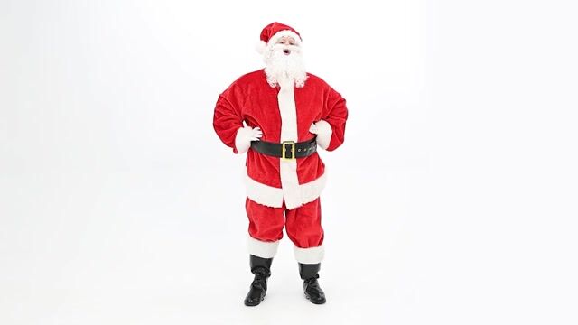 FUN1847PL Plus Size Deluxe Red Santa Claus Costume for Men