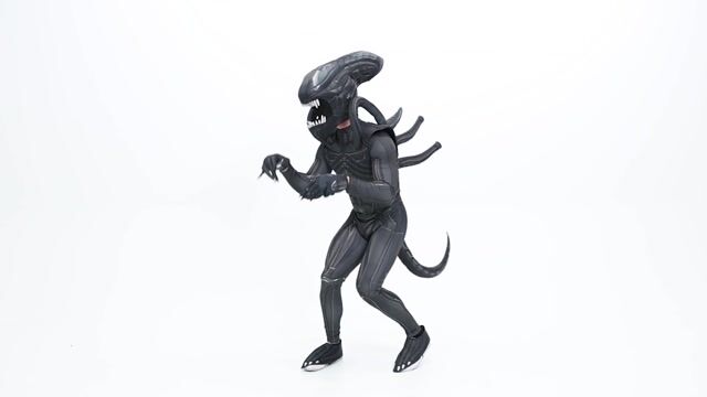 FUN3229AD Alien Adult Premium Xenomorph Costume