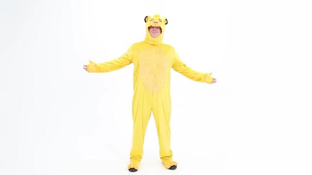 FUN7349PL Plus Size Men's Disney Lion King Simba Costume