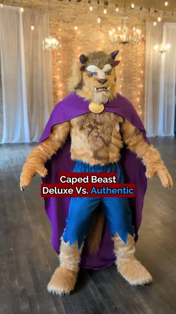 Act as though you are stepping into the fairy tale when you wear our Deluxe Caped Disney Beast Men’s Costume. It is perfect for Halloween, cosplay, or Beauty and the Beast fans.