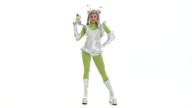FUN6161AD Galactic Alien Babe Women's