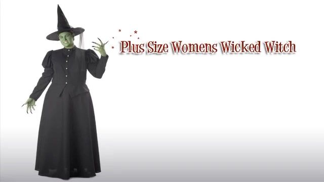 This plus size Wicked Witch costume is a popular choice for Halloween.  Pair with our Winkie Guard or Flying Monkey costume for a great couples costume idea.