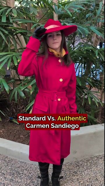 Where in the world is Carmen Sandiego? This Halloween, it’s you! Step into the role of the globe-trotting master thief with this Women’s Carmen Sandiego Costume. Featuring her signature red trench coat and wide-brimmed hat, this iconic look captures the mystery and sophistication of the beloved character.