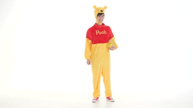 Grab your honey and get ready to hum your way to the Halloween party in this Winnie the Pooh Deluxe Adult Costume. This charming outfit brings the beloved bear to life, ensuring you stand out in whimsical style at any festive celebration!