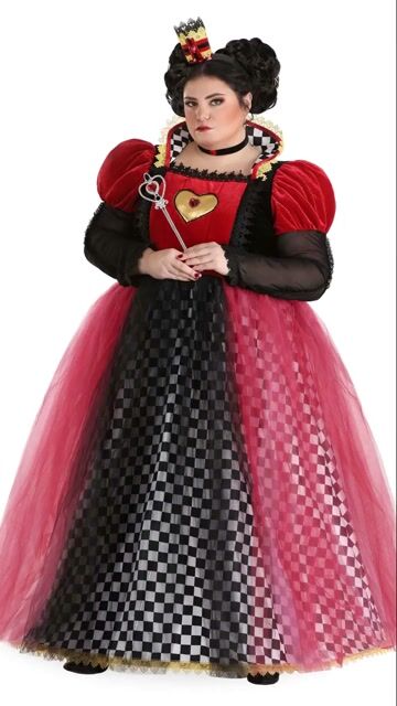 FUN6696PL Ai Ravishing Queen of Hearts Plus Size