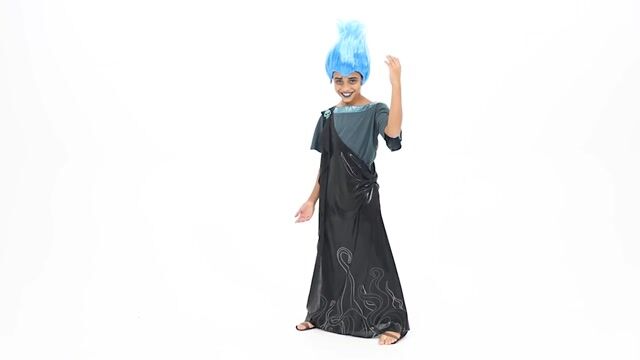 Bring legendary villainous style to life with this exclusive Child Hercules Hades Costume. Inspired by the fast-talking ruler of the Underworld, Hades, this striking outfit captures the character’s mischievous personality and unforgettable look.