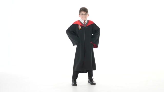 Become the wizard of wizards and learn to wield the mystery of magic in this Kid's Deluxe Harry Potter Costume! Save the day from you-know-who with the Deluxe Harry Potter Kid's Costume!